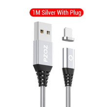 Load image into Gallery viewer, PZOZ 1M 2M Magnetic Cable Micro usb Type C Fast Charging Microusb Type-C Magnet Charger Wire usb c For iphone 11 X Xr usb cable
