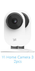 YI 4pc Home Camera, 1080p Wi-Fi IP Security Surveillance Smart System with 24/7 Emergency Response, Night Vision, Dog Monitor on Phone App, Cloud Service - Works with Alexa